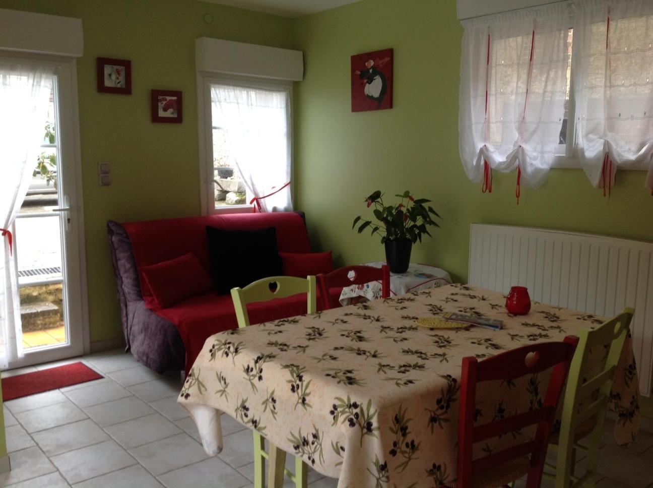 Gite Les Orchidees Honfleur Oda fotoğraf