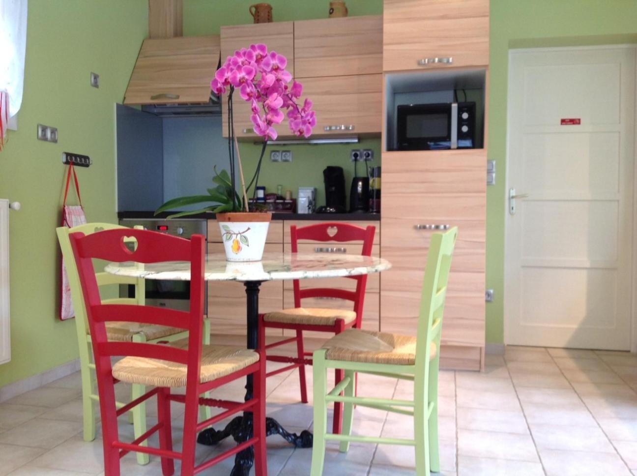 Gite Les Orchidees Honfleur Oda fotoğraf